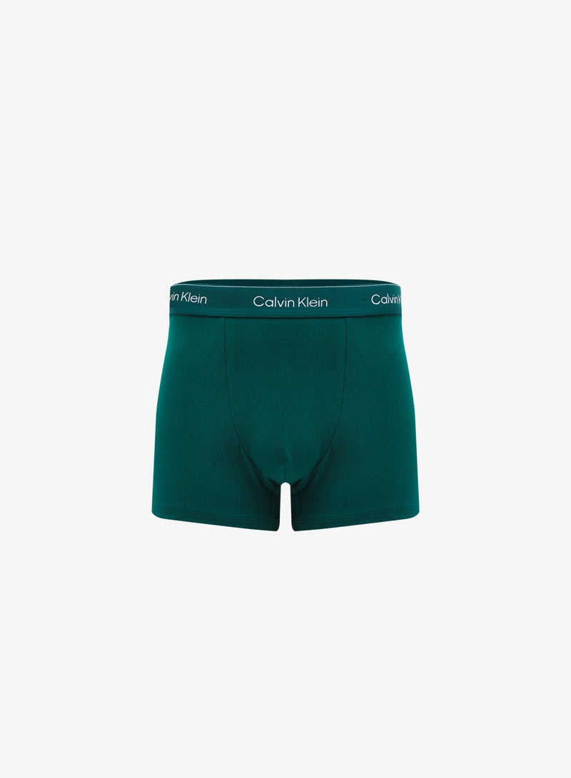 CALVIN KLEIN 3 Pack Relaxed Dart Trunks - Icon Cotton Stretch - Image 3
