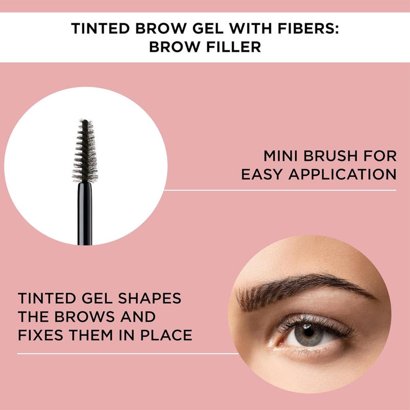 ARTDECO ملء الحواجب - بني رقم 03 - يجعل الحواجب أكثر امتلاءً وكثافة - جل ملون يشكل ويحدد الحواجب ويثبتها في مكانها - فرشاة صغيرة لتطبيق سهل - جل حواجب - مكياج عيون - 0.24 أونصة سائلة - Image 4
