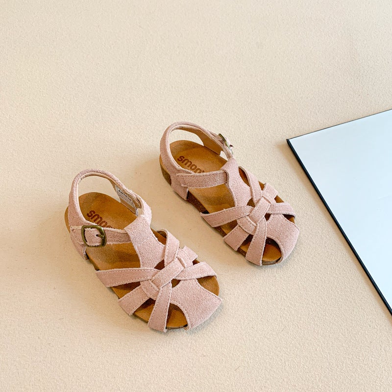 Girls' Sandals 2025 Style Anti-Slip Princess Shoes Korean Style Women'S Treasure Fashionable All-Match Casual Beach Shoes - Image 4