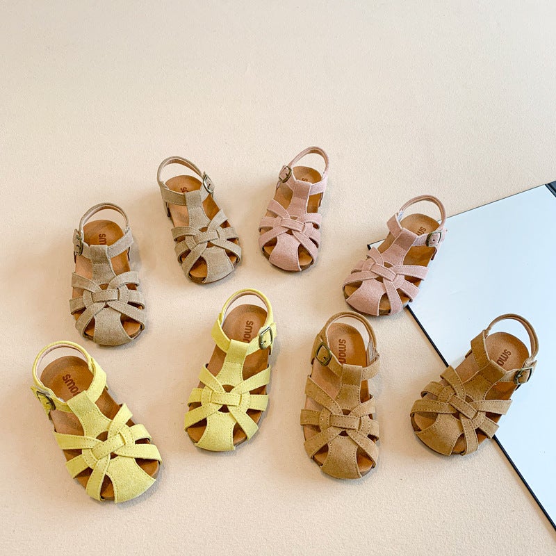 Girls' Sandals 2025 Style Anti-Slip Princess Shoes Korean Style Women'S Treasure Fashionable All-Match Casual Beach Shoes - Image 2