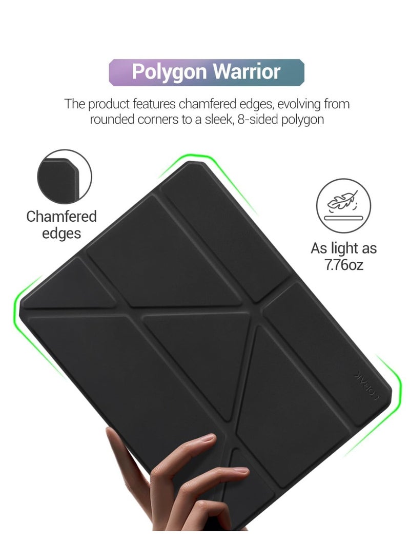 QIYUE Case for iPad (A16) 11th 11 inch 2025 Gen iPad 11 Case/Case For iPad 10th Gen Case 2022 iPad 10 Case Slim Stand Soft Clear Transparent Shell Back with Pencil Holder Smart Cover for 11" iPad 11th 2025/10.9"iPad 10th Gen 2022 - Image 5