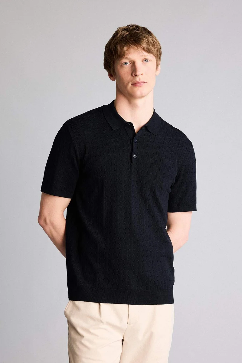 ديفاكتو Short Sleeve Polo T-Shirt