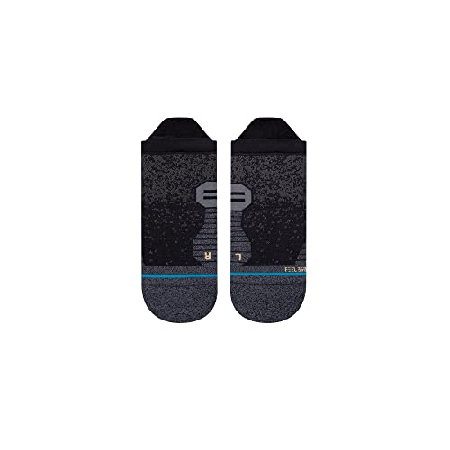 Stance Men's Run Tab ST 3-Pack Socks (Black, Medium) - Image 3