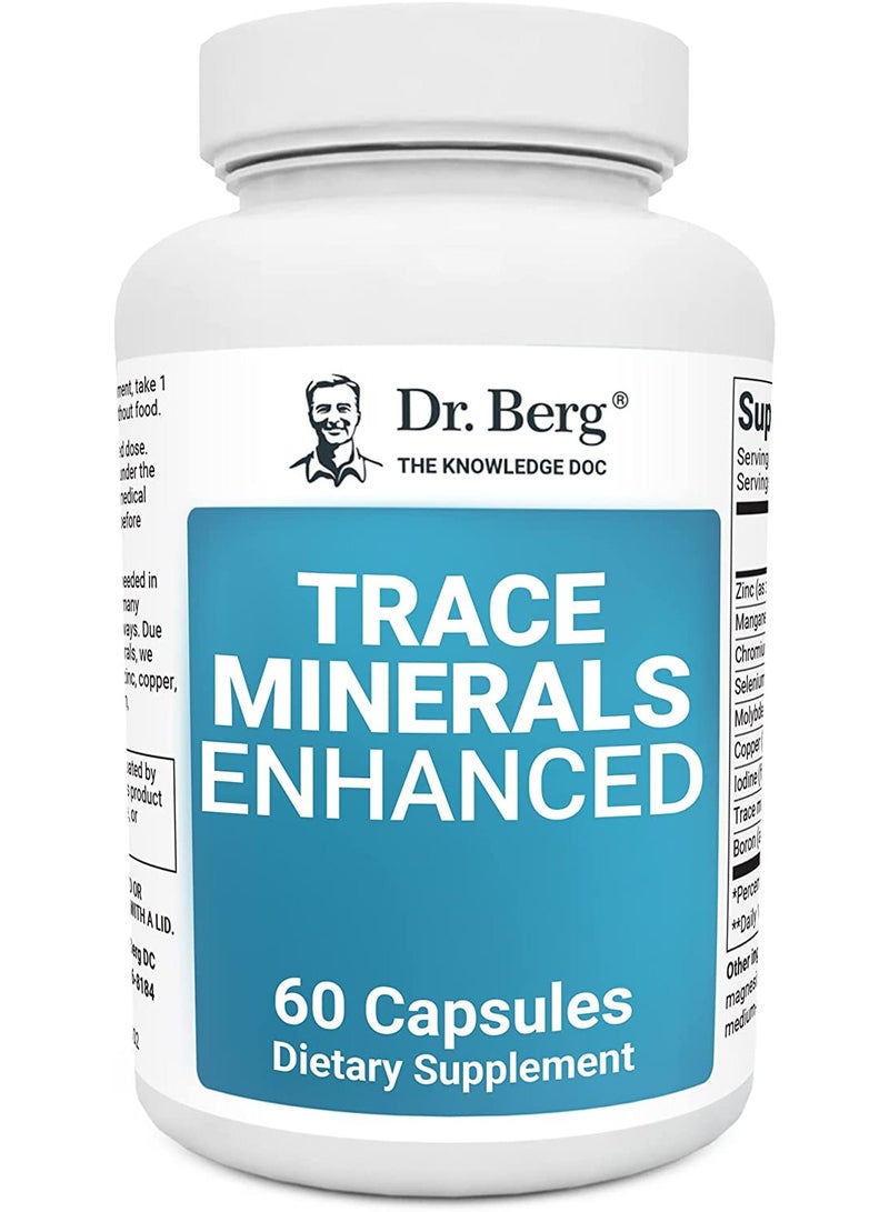 Dr. Berg Nutritionals Trace Minerals Enhanced, 60 Capsules - Image 1