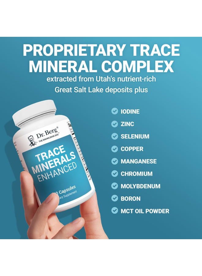 Dr. Berg Nutritionals Trace Minerals Enhanced, 60 Capsules - Image 5