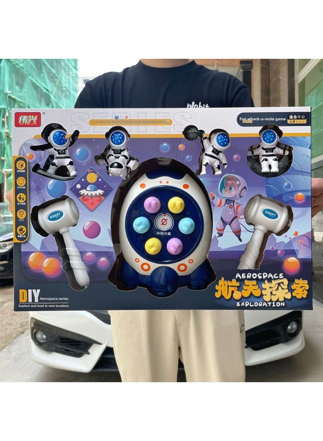 Boys Astronaut Aviation Model Fun Hamster Game Children's Toys Suit Training Institution Gift Wholesale-Color:333-83 Space Exploration Team  - Image 2
