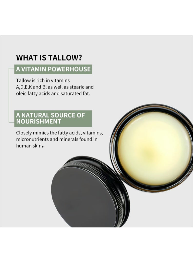 BIOAOUA Two-piece Skincare Set / Camellia Cream & Tallow Moisturizing Cream, antioxidant cream, moisturizing repair cream, skin repair, improves skin radiance, beautifying cream, deep nourishment, long-lasting hydration, suitable for all skin types, can be used on the whole body. - Image 5