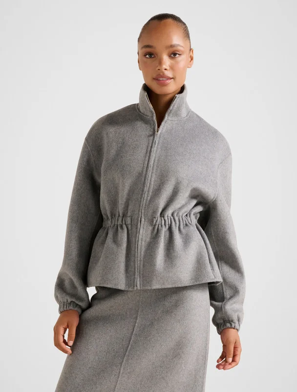 Forever New  Amara Elastic Waist Jacket for Women | Best Price UAE
