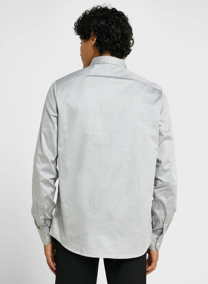 توماس سكوت قميص كاجوال توماس سكوت كلاسيك بقصة ضيقة وياقة واسعة