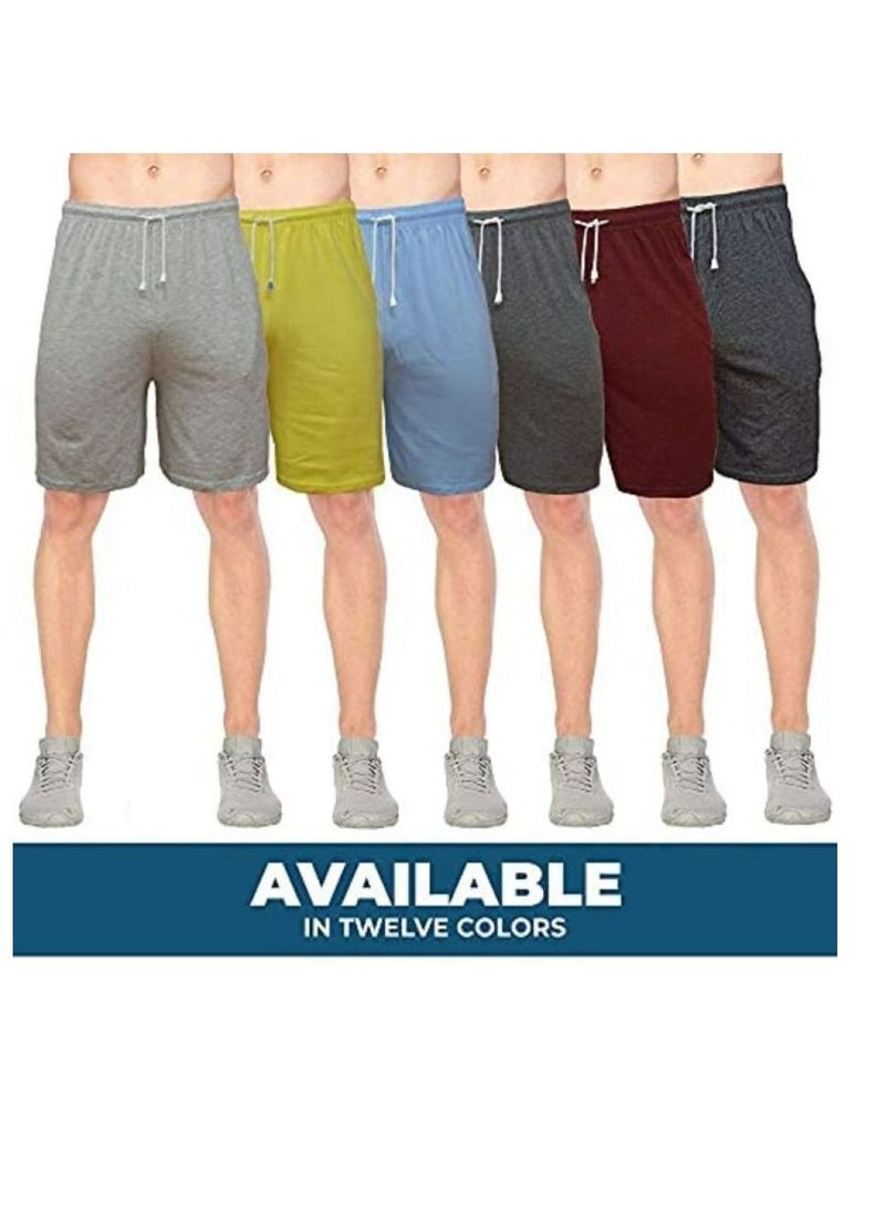 Eviking Men's Shorts, Loose-Fit, free Sizes, Active Athletic Performance, soft material, with Drawstrings, Comfort fit - Image 5