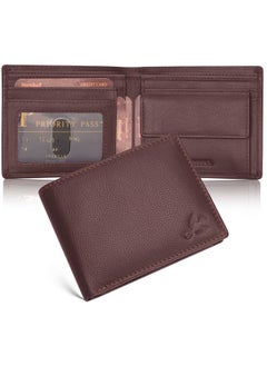 HORNBULL HORNBULL Maddison Men's Brown Genuine Leather Wallet | Branded Quality Wallet for Men with RFID Blocking | Mens Gift Set  - Image 1
