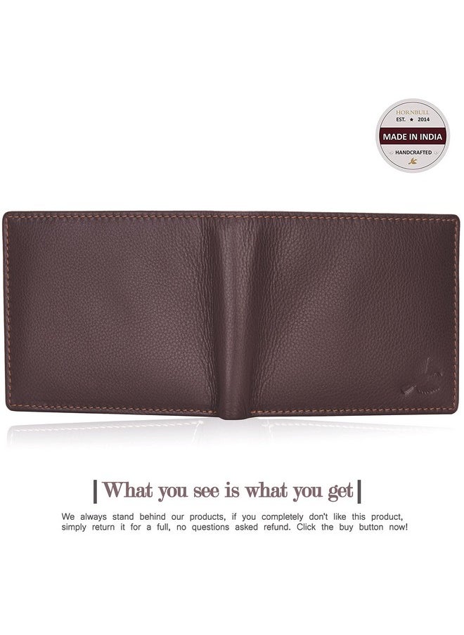 HORNBULL HORNBULL Maddison Men's Brown Genuine Leather Wallet | Branded Quality Wallet for Men with RFID Blocking | Mens Gift Set  - Image 4