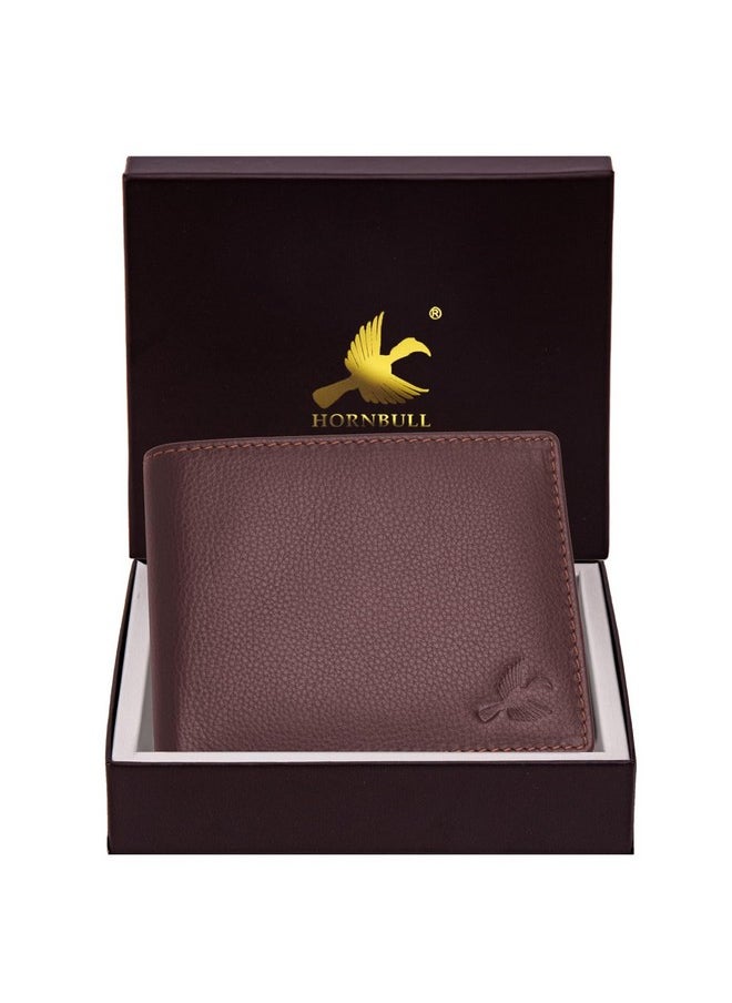 HORNBULL HORNBULL Maddison Men's Brown Genuine Leather Wallet | Branded Quality Wallet for Men with RFID Blocking | Mens Gift Set  - Image 2