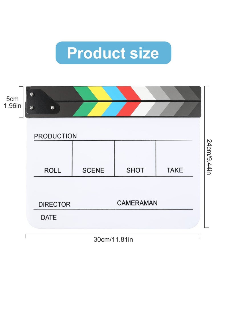Photography props English field board, acrylic color bar board, director board creative decorative film board - Image 2