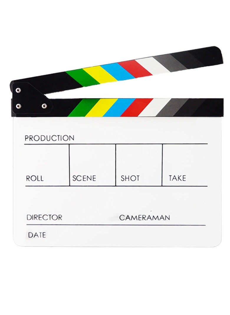Photography props English field board, acrylic color bar board, director board creative decorative film board - Image 4