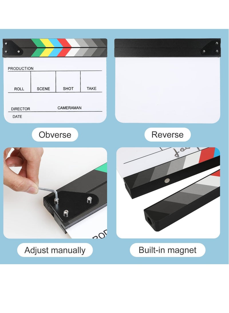 Photography props English field board, acrylic color bar board, director board creative decorative film board - Image 3
