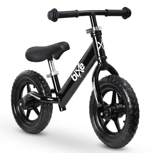 Bixe Balance Bike 305 cm 12 Training Bikes for Kids and Toddlers 18kg 4lbs Kids Balance Bike Children Ages 3 4 5 No Pedal Push Bicycle for Boys or Girls Black - Image 1
