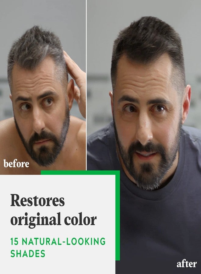 Just For Men Shampoo-In Color (Formerly Original Formula), Mens Hair Color with Keratin and Vitamin E for Stronger Hair - Ash Brown, H-20, Pack of 1 - Image 2