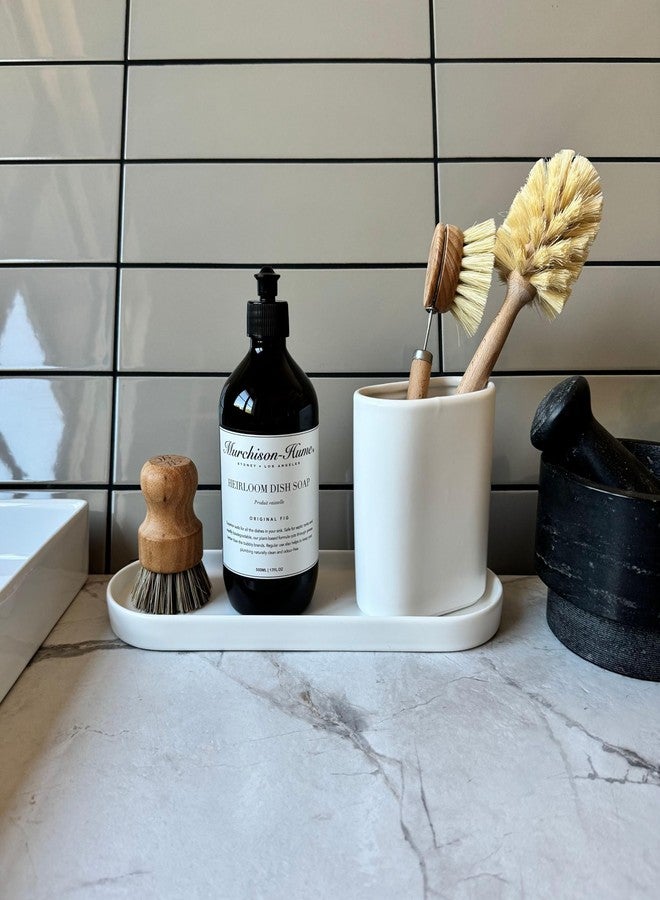 Murchison-Hume Compostable Pot Scrubber with Ergonomic Handle and Ultra-Strong Mexican Palm Bristles, No Plastic, All-Natural Materials for Cleaning Pots & Pans 3.35 inches - Image 4