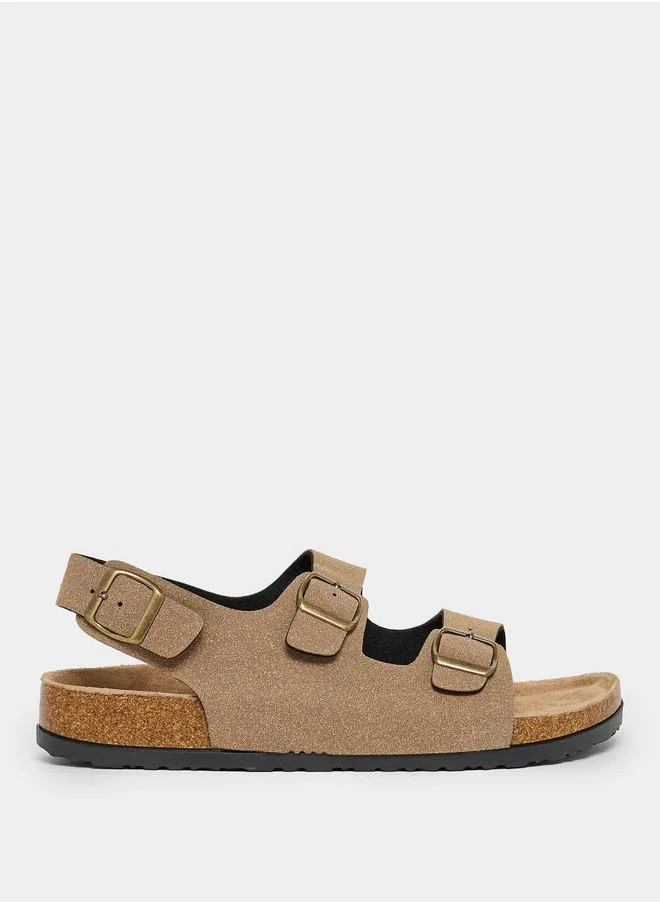 Styli Styli Platform Sole Slingback Strap Sandals