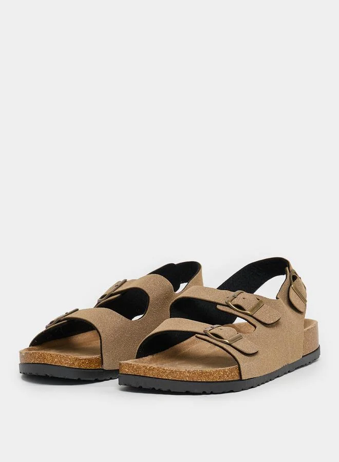 Styli Styli Platform Sole Slingback Strap Sandals