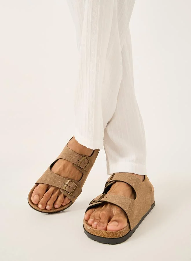 ستايلي صندل بكعب سميك ونعل سميك