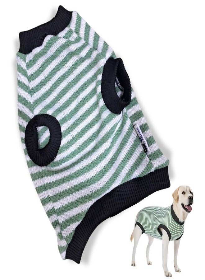 Pets Empire Cozy Winter Dog Sweater (14-Inch), Green | Snug Knitted Warmth | Comfortable & Stretchable | Perfect for Active Medium Dogs - Image 3