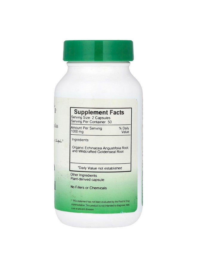 Christopher's Original Formulas Dr. Christopher's Echinacea Goldseal 100 caps - Image 2