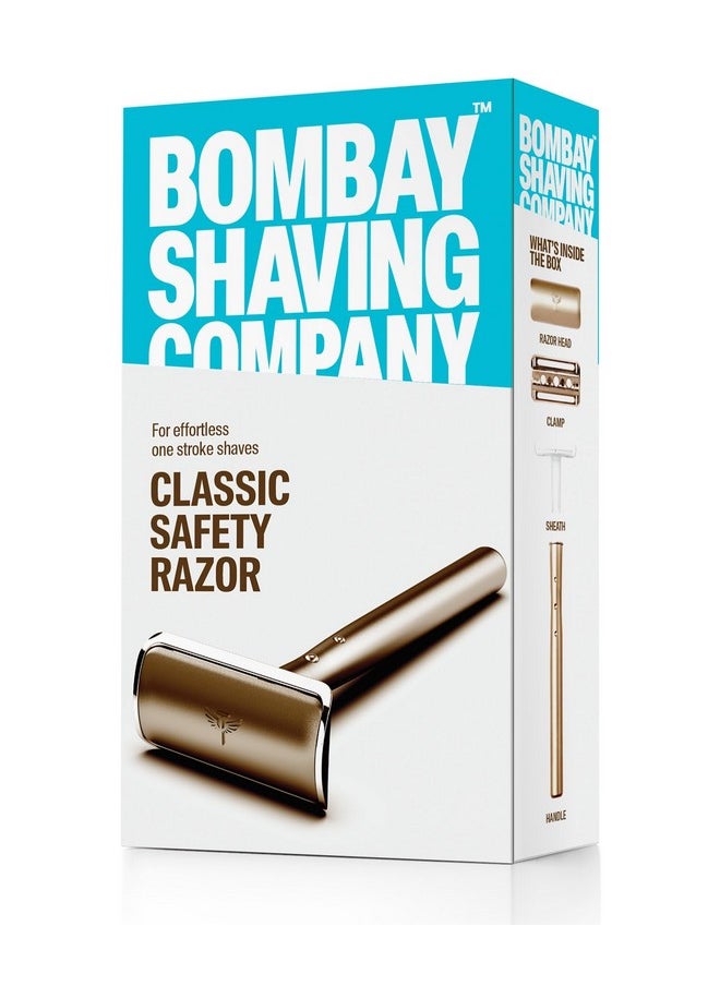 BOMBAY SHAVING COMPANY Classic Safety Razor For Men  - Image 1