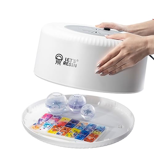 LET'S RESIN Curing Machine for Resin - 3 Hours Auto Dryer With Large Tray, One-Button Setting, No Deformation Quick Supplies for DIY, Silicone Molds, 3D Silicone Molds - Image 1