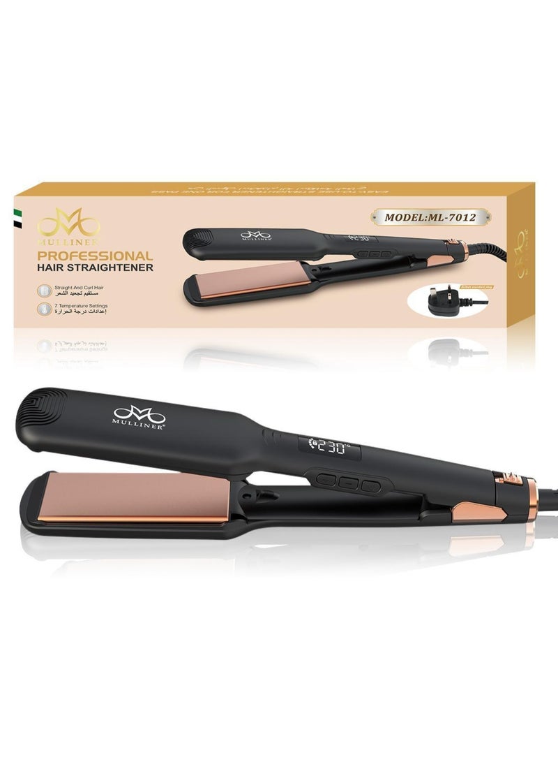 Mulliner Professional Hair Straightener All in one Ergonomic Design ML-7012 - Image 1