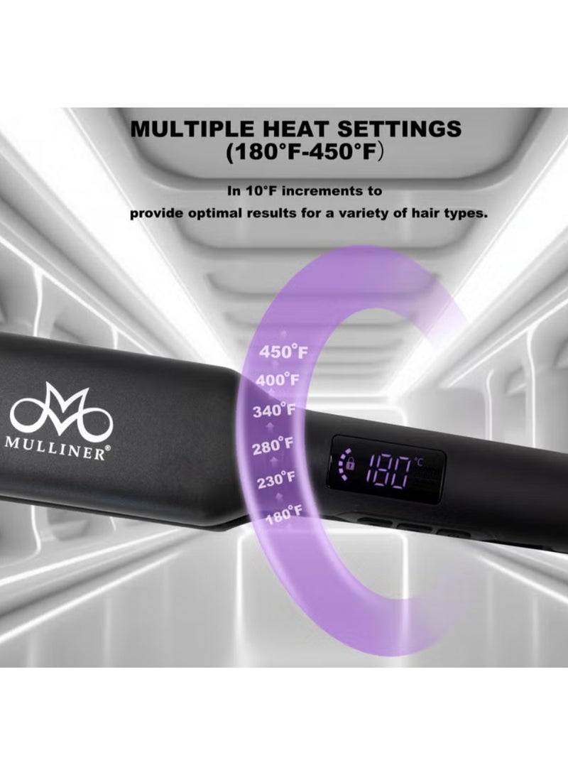 Mulliner Professional Hair Straightener All in one Ergonomic Design ML-7012 - Image 3
