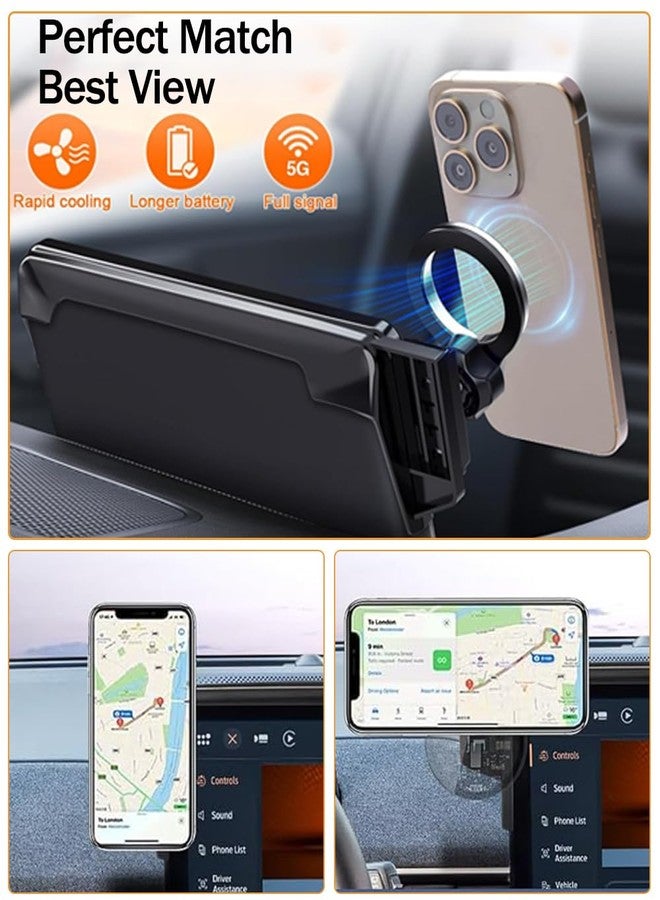 Hesanzol Car Phone Holder for 2026 2025 2024 2023 Honda HR-V/2026 2025 2024 2023 Honda CR-V 7/9-inch Screen, Cell Phone Mount Compatible with MagSafe - Image 5