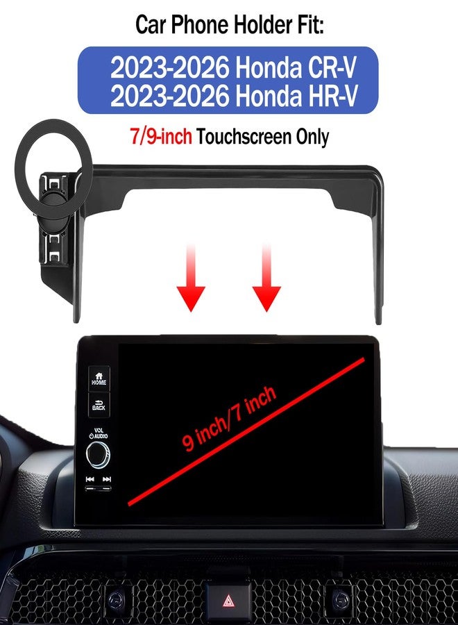 Hesanzol Car Phone Holder for 2026 2025 2024 2023 Honda HR-V/2026 2025 2024 2023 Honda CR-V 7/9-inch Screen, Cell Phone Mount Compatible with MagSafe - Image 2
