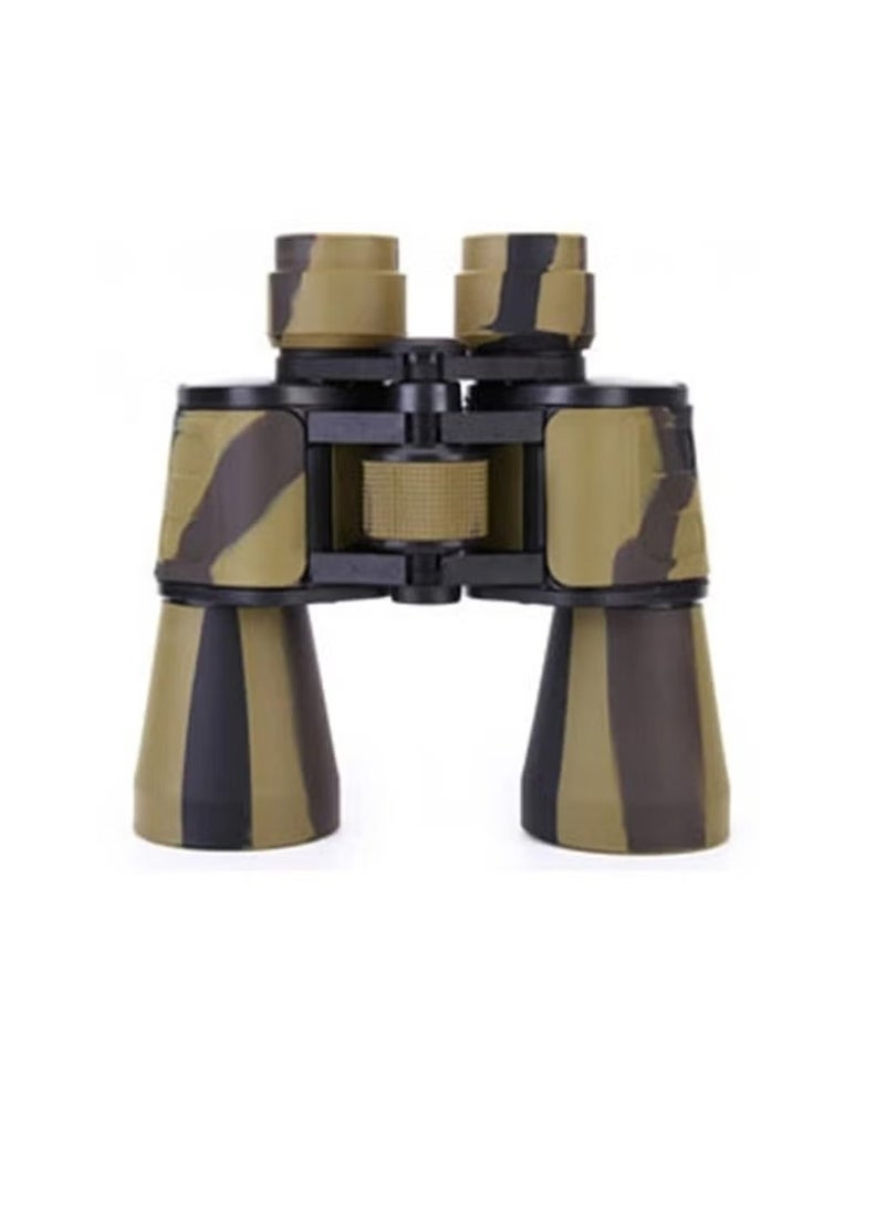 Eyebre Night Vision Binoculars, Non Slip Grip High Power HD Telescope, Convenient And Comfortable Bright Clear View Binoculars Hiking, Sporting Events, Concerts, (1pc, Design 2, Light Brown, 20x50)  - Image 1