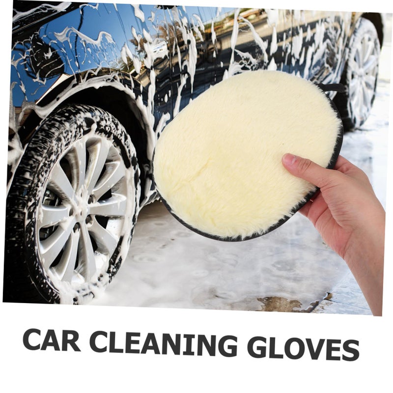 Microfiber Car Wash Glove Mitt Scratch Free Auto Detailing Water Absorbent Easy Cleaning - Image 4