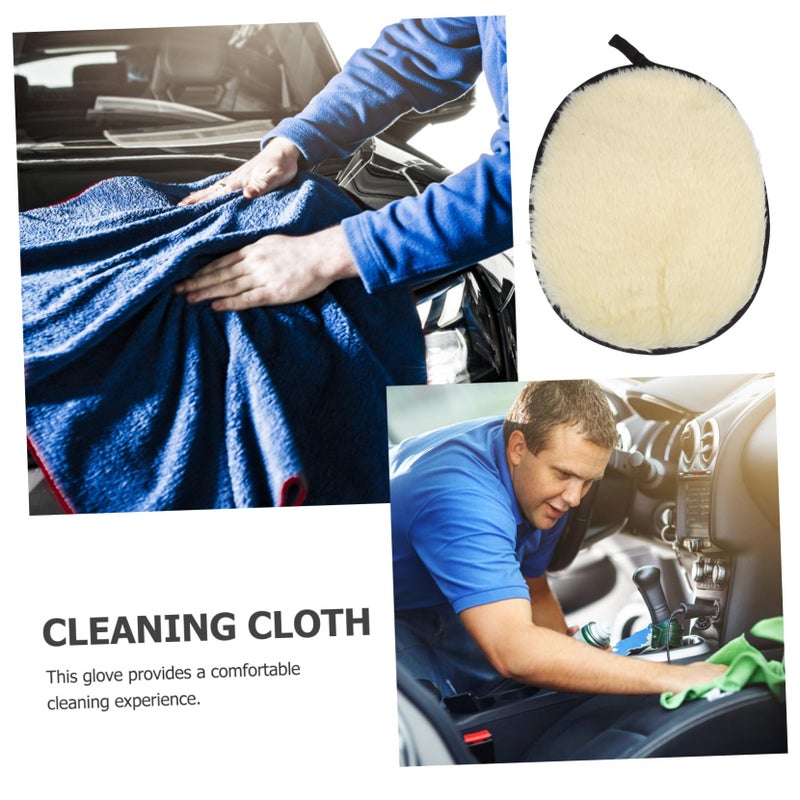 Microfiber Car Wash Glove Mitt Scratch Free Auto Detailing Water Absorbent Easy Cleaning - Image 5