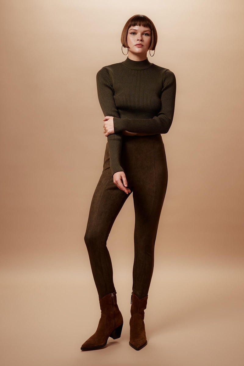 DeFacto Green Woman Normal Waist Leggings Casual - Image 2