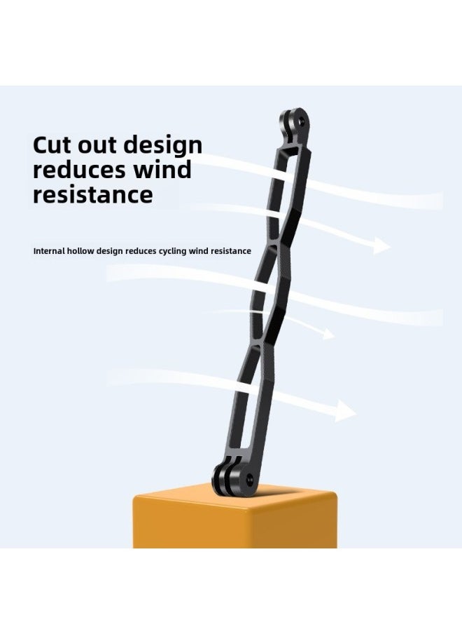 Sports Camera Riding Helmet Extension Arm Extension Rod Bracket For GoPro12/11insta360One X3-Color:Black 10.8cm - Image 5