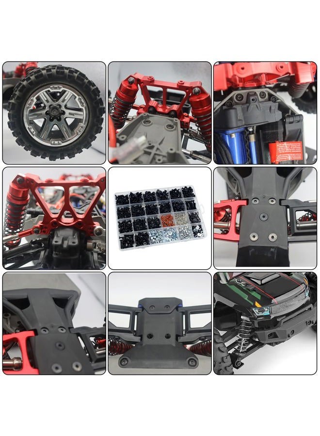 RC Lelut طقم براغي RC مكون من 1000 قطعة ومفكات RC، طقم أدوات RC لسيارات Traxxas Axial Redcat Arrma HPI HSP SCX10 RC4WD Losi بمقياس 1/8 1/10 1/12 1/16 - Image 4