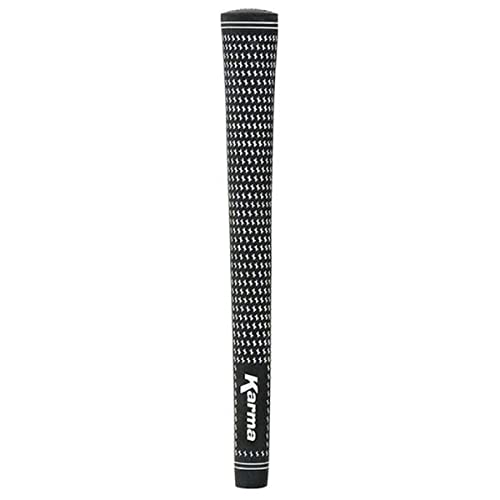 Karma Velour BlackWhite Jumbo 116 Soft Rubber Golf Grips for Men 9 Pack - Image 3