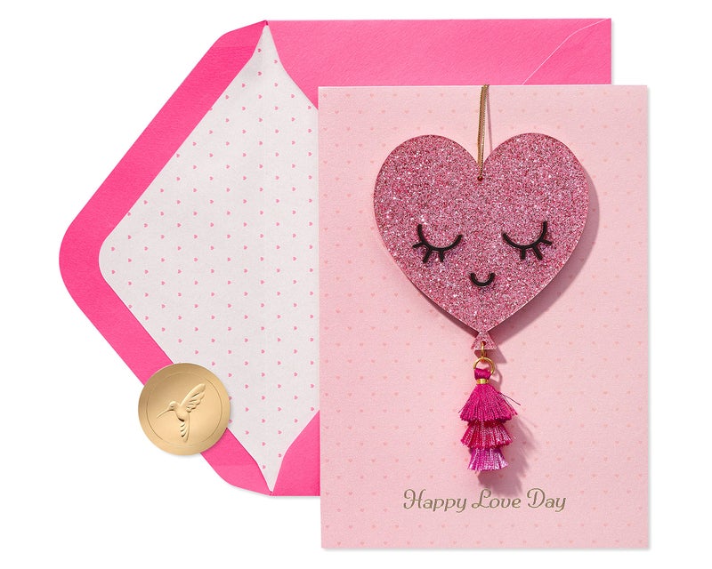 Papyrus Valentine's Day Card with Ornament (Valentine Hugs) - Image 1