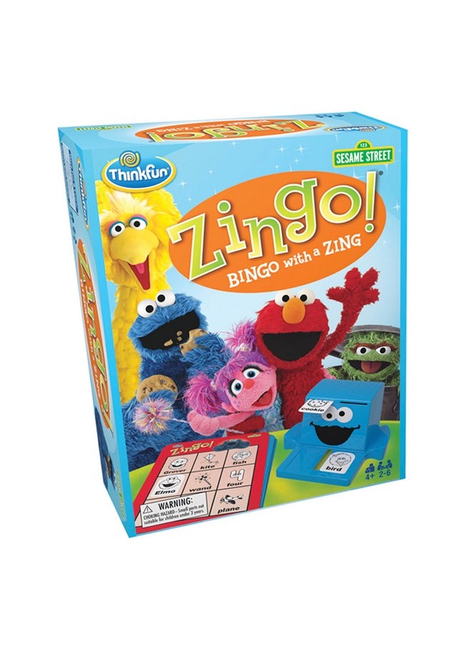 thinkfun Sesame Street Zingo! Build Language Skills With All Your Favorite Sesame Street Characters. For Ages 4+  - Image 5