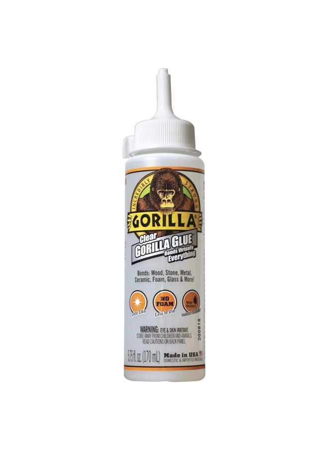 Gorilla Clear Glue 5.75 Ounce Bottle Clear Pack Of 1 4572502  - Image 1
