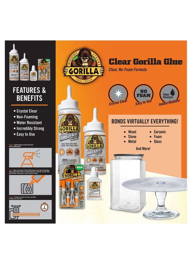 Gorilla Clear Glue 5.75 Ounce Bottle Clear Pack Of 1 4572502  - Image 3