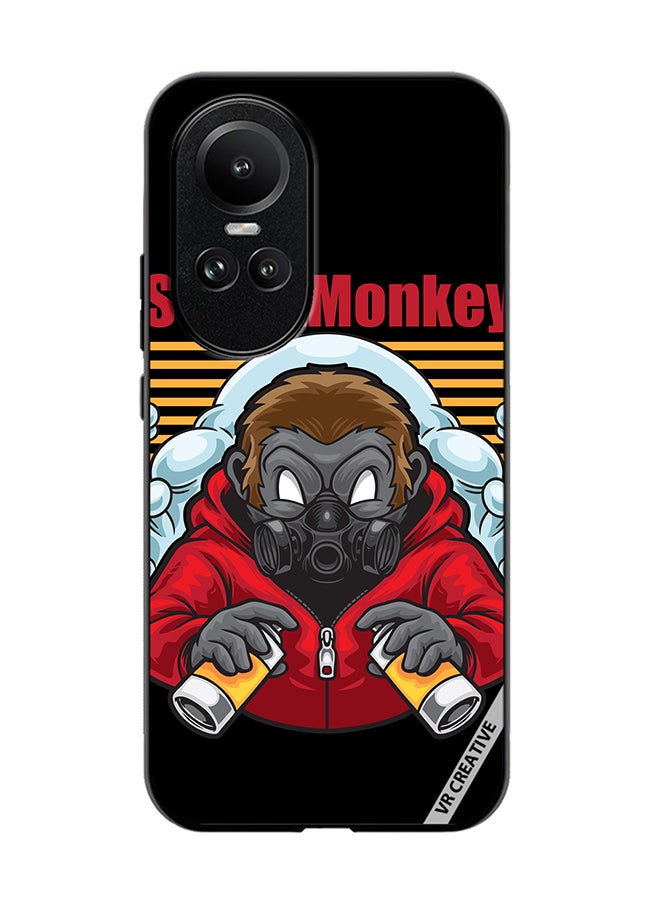VR CREATIVE Protective Case Cover For Oppo Reno 10 Pro Street Monkey Design Multicolour - Image 1