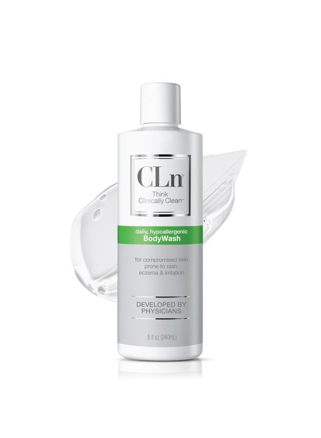 cln Physician Developed Therapeutic Body Wash For Skin Prone To Eczema Rash Folliculitis Acne And Infection 8 Oz. 8 Fl Oz Multi - Image 1