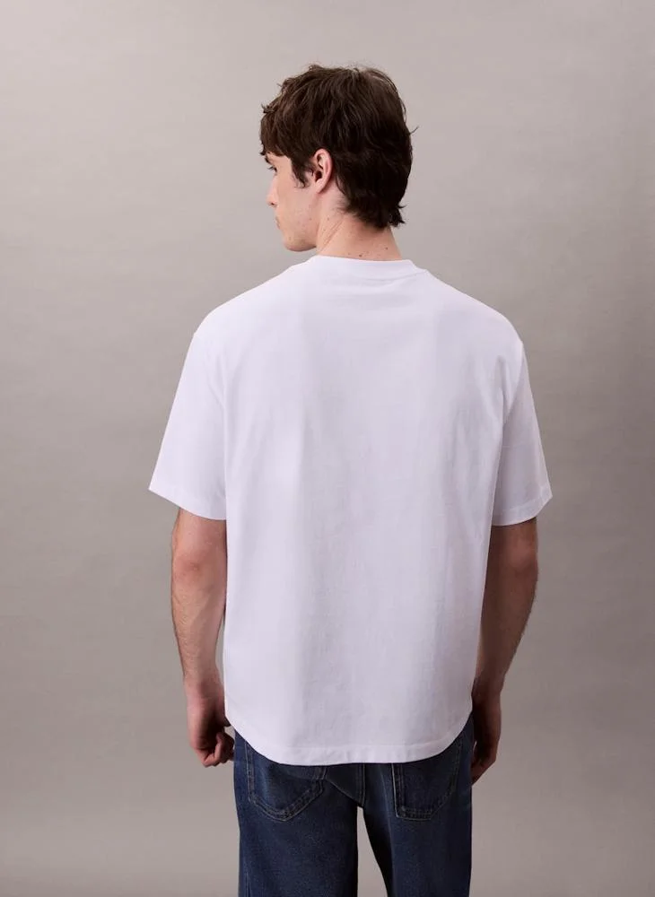 Calvin Klein Jeans Logo Crew Neck T-Shirt
