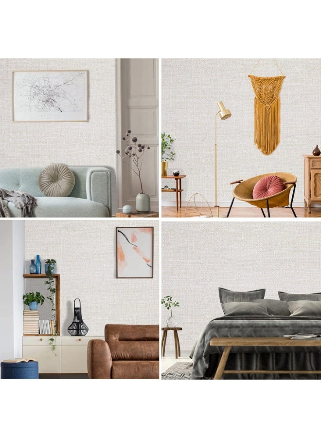 Anna 40cm x 10m Waterproof and Moisture-Proof Solid Color PVC Self-Adhesive  Art Wallpaper|Easy To Stick Adhesive Free Bedroom And Living Room Renovation Decorative Wallpaper  - Image 2