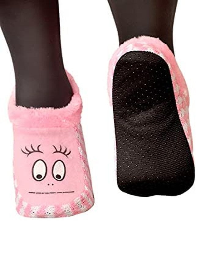 V3E Cute Baby Multi Coloured Warm Winter Slipper Socks Indoor Warm Knitted Booties Slipper Socks with Soft Rubber Sole (Multicolour,Pack of 02)-(6-7 Years) - Image 2
